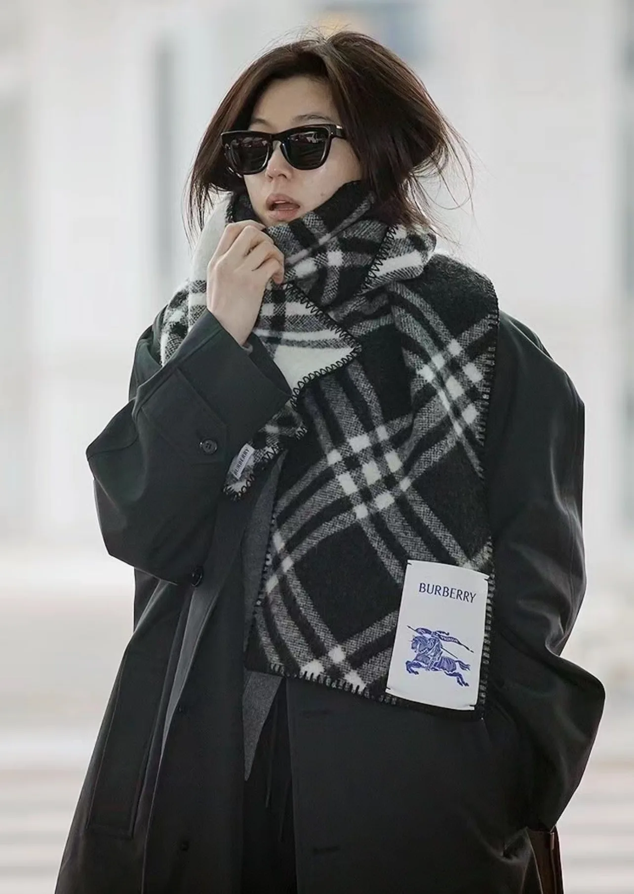 Burberry 빈티지 체크 울 스카프