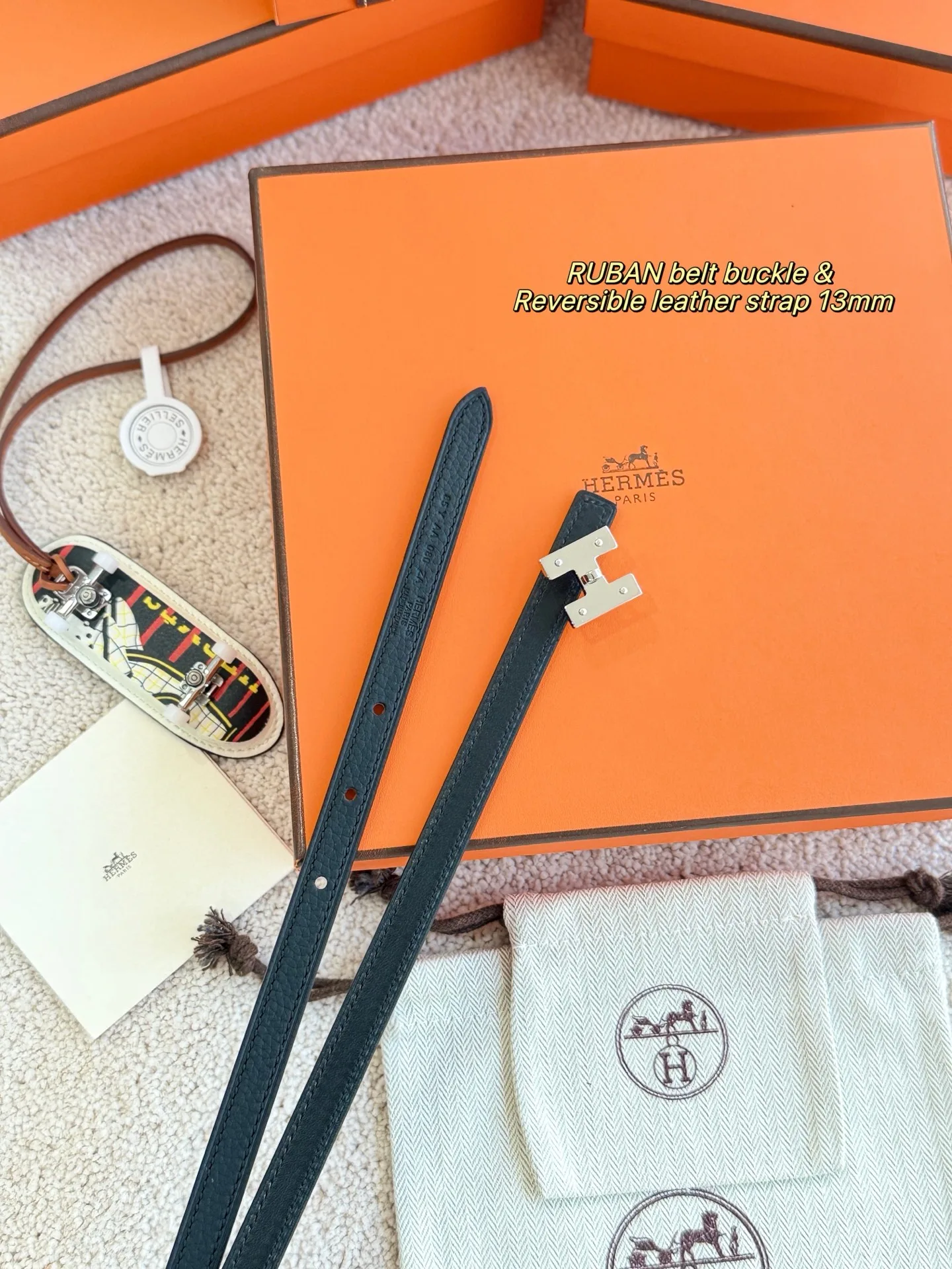 Hermes- RUBAN  BELT 13mm