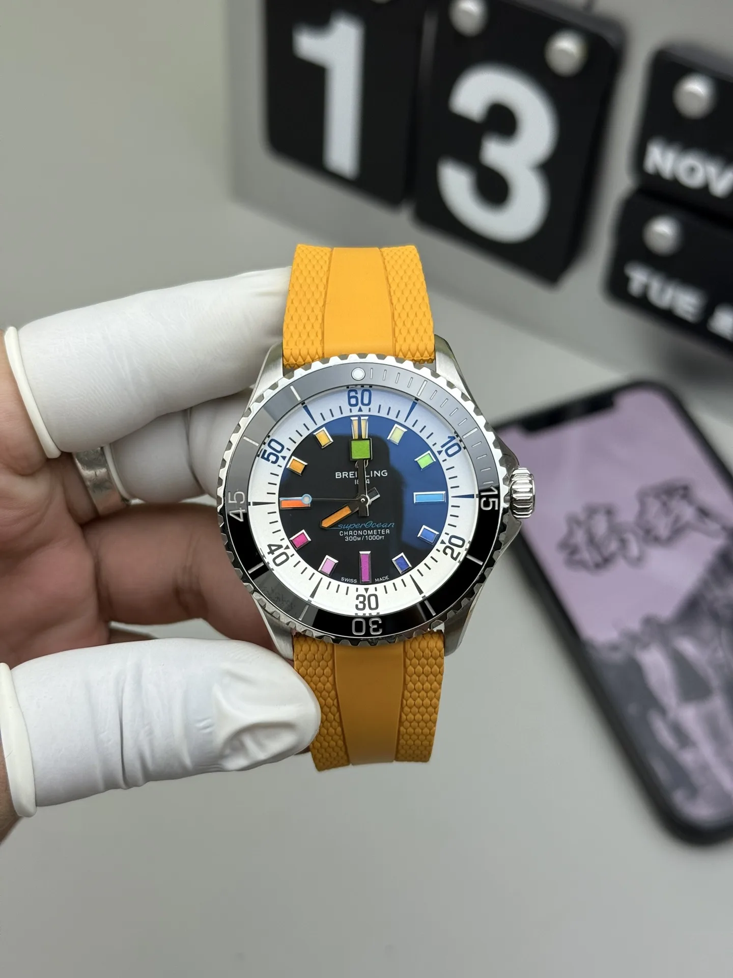 BLS l 2824 무브먼트 l 42mm l 브라이틀링 Superocean Automatic 42