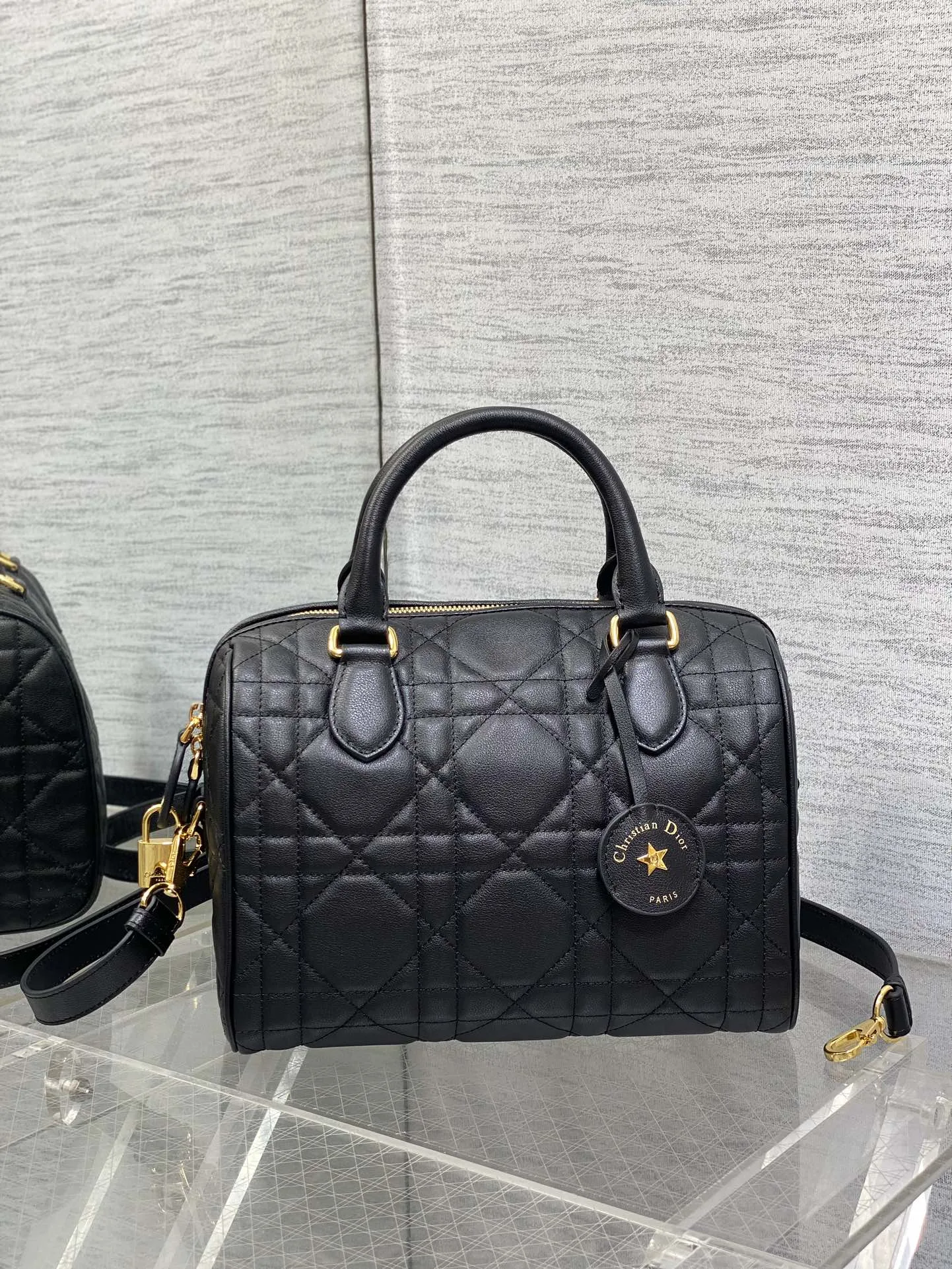 디올 그루브 25  보스턴백  25*19*16cm