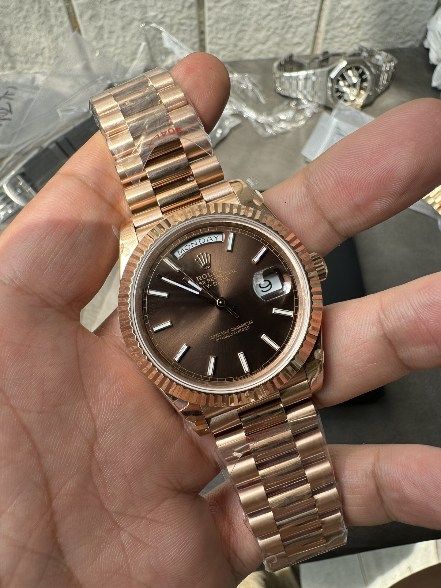 GM l 2836무브먼트 l 40mm l 데이데이트 Day-date 178g