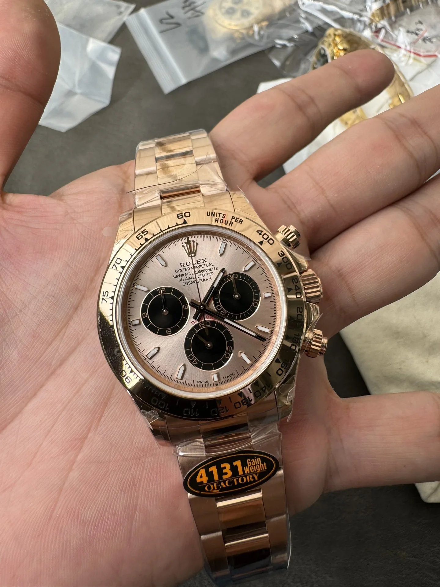 QF l 4131 l 40 mm l Rolex Daytona m126505-0001 180g