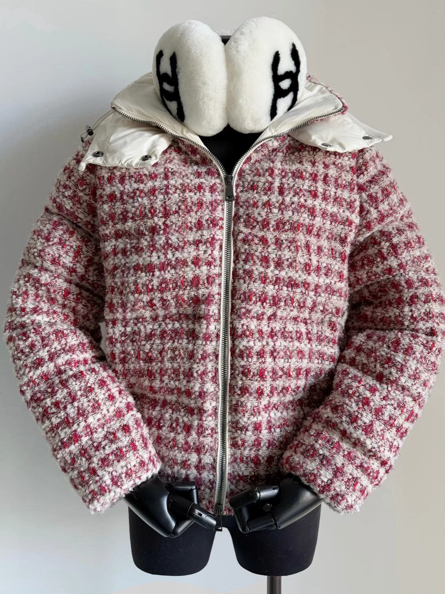 Moncler 트위드 패딩 재킷