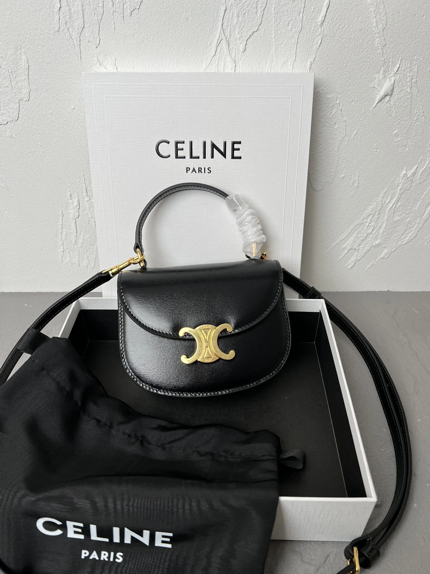 셀린느 미니백 BESACE CLEA   15.5X11.5X5CM