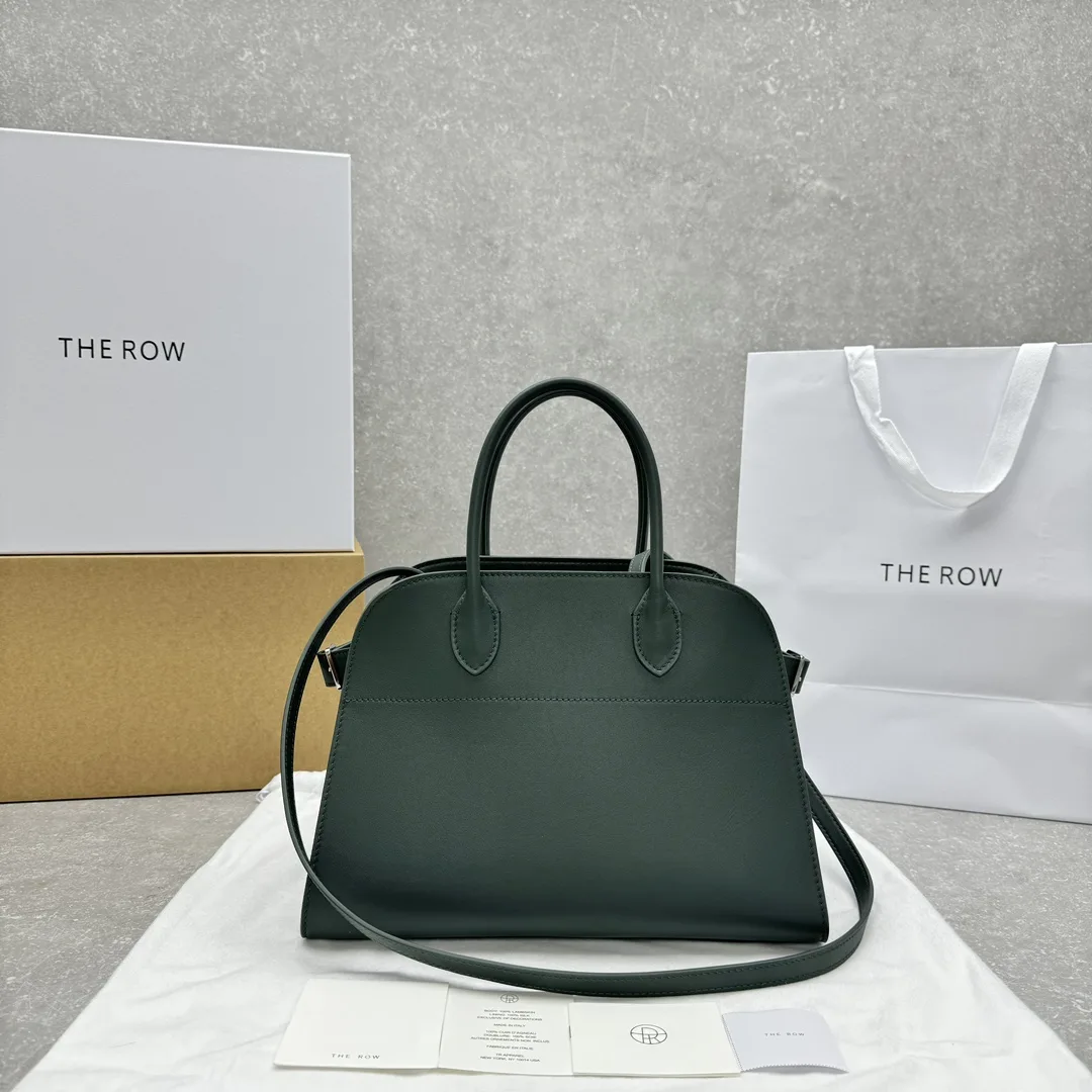 THE  ROW Margaux 12  가죽 백 32X15x25cm