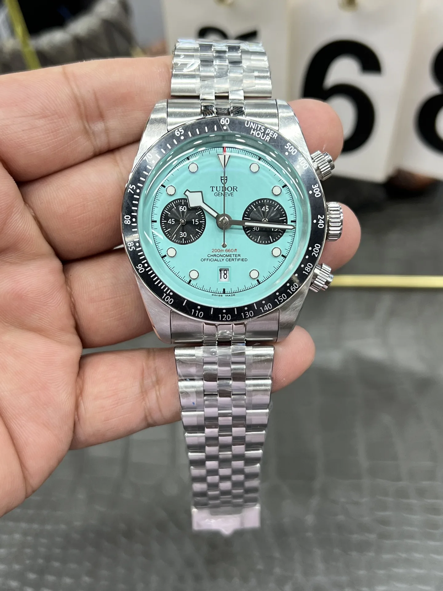 3T l 7750 l 41mm l 튜더 베이 크로노