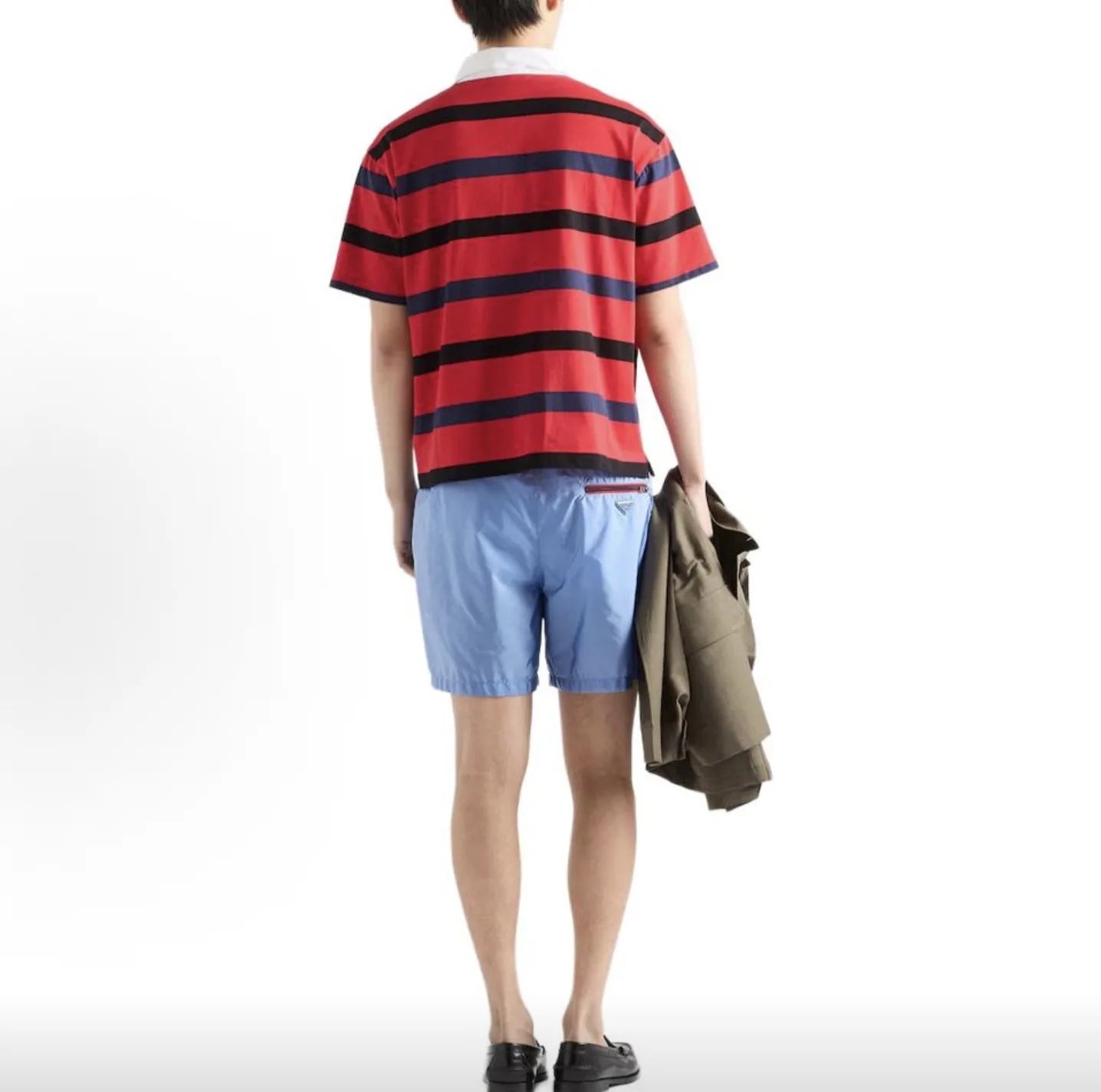 Prada Turquoise Re-Nylon Swim Trunks
