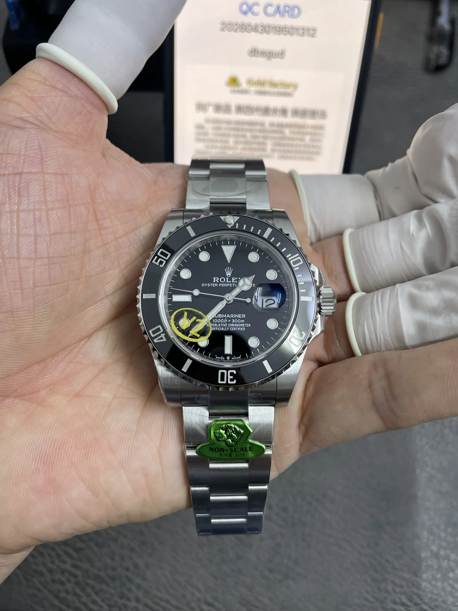 GOLD  | 3235 무브먼트｜41mm l 롤렉스 서브마리너 4세대 최신형  프리스프렁