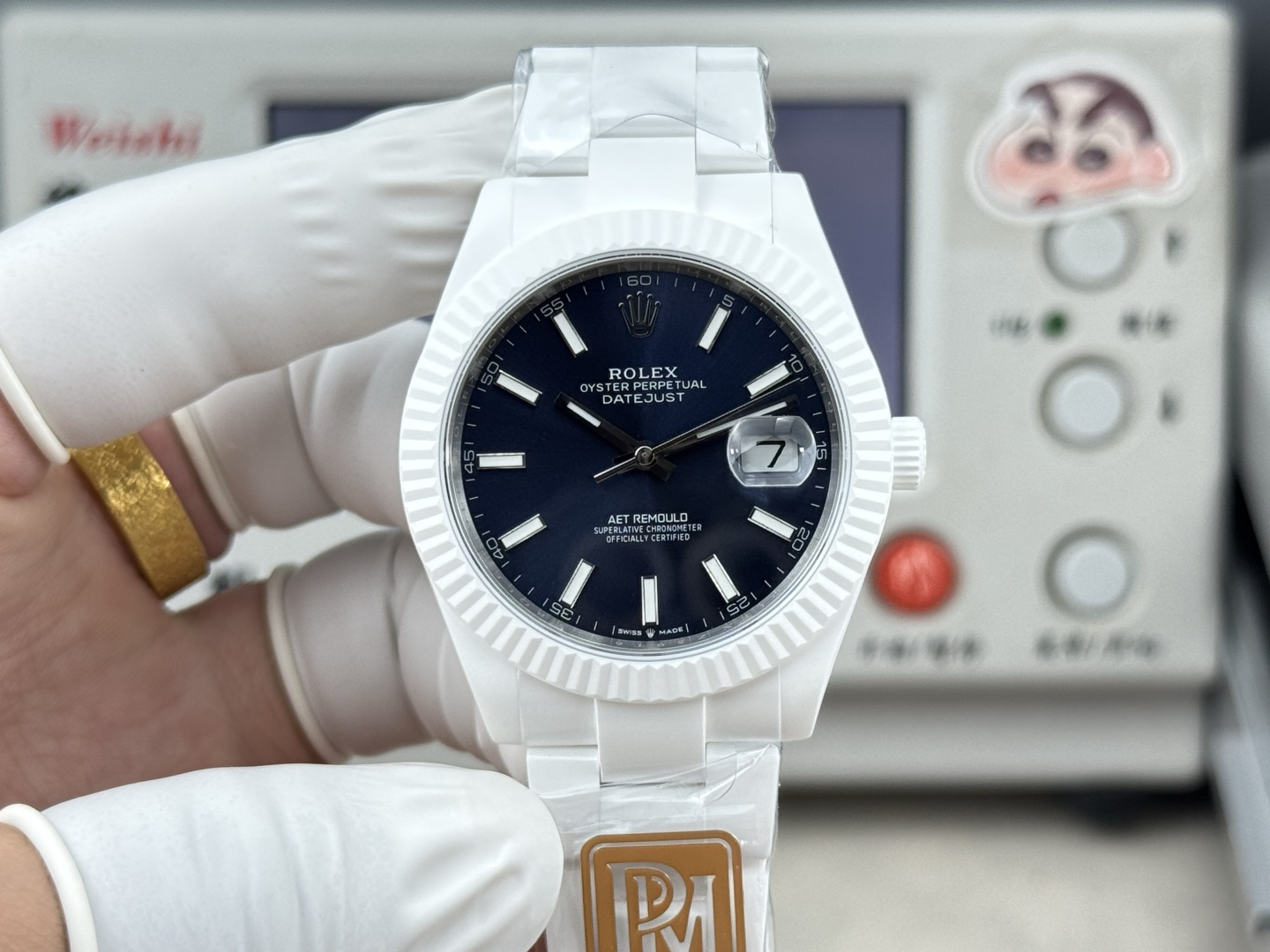 PPM l 3255 l 41mm l AET REMOULD 롤렉스 데이트저스트 세라믹