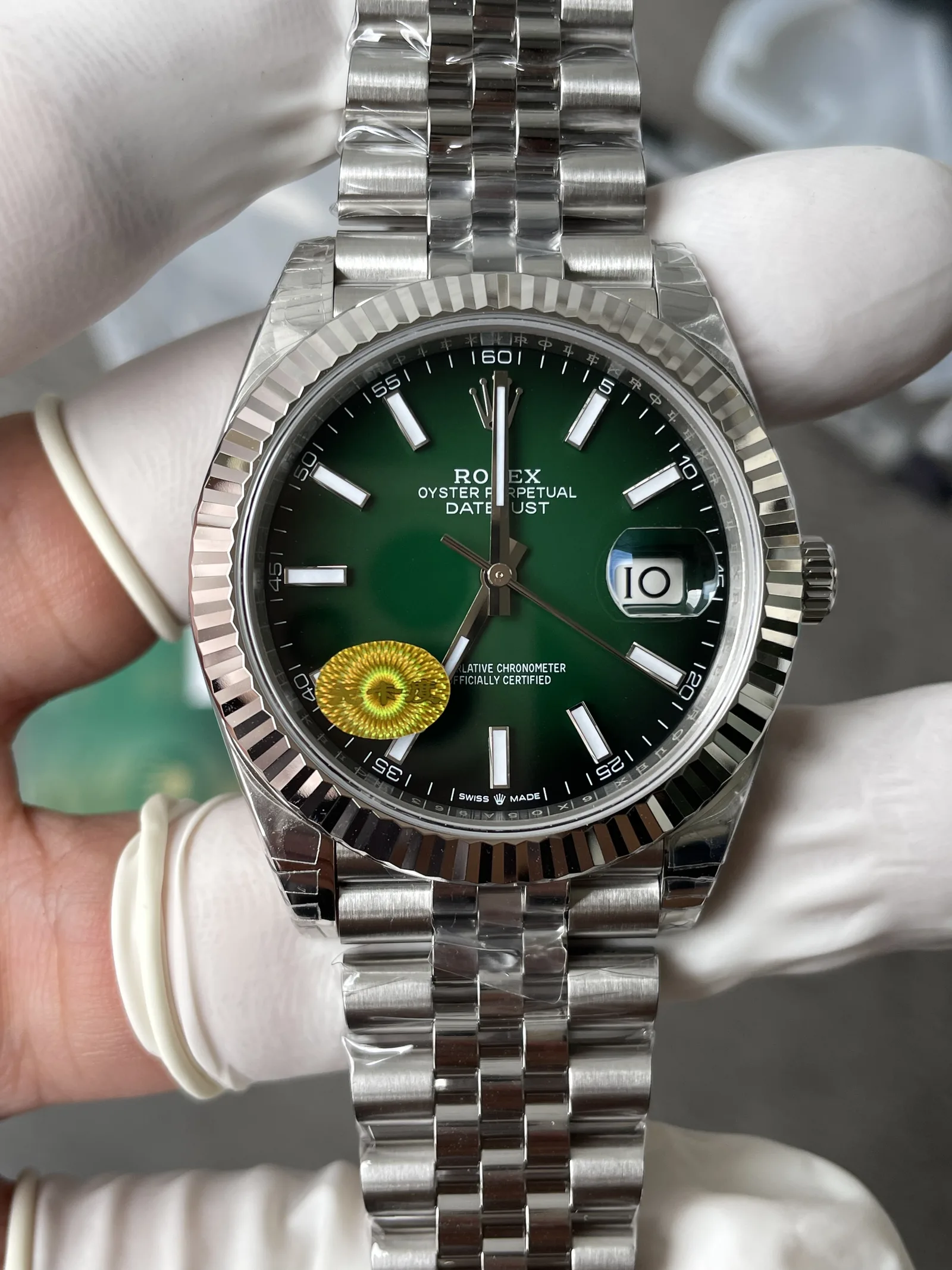VS l 3235 프리스프렁 (Free-sprung)｜41mm l 롤렉스 데이트저스트 M126334