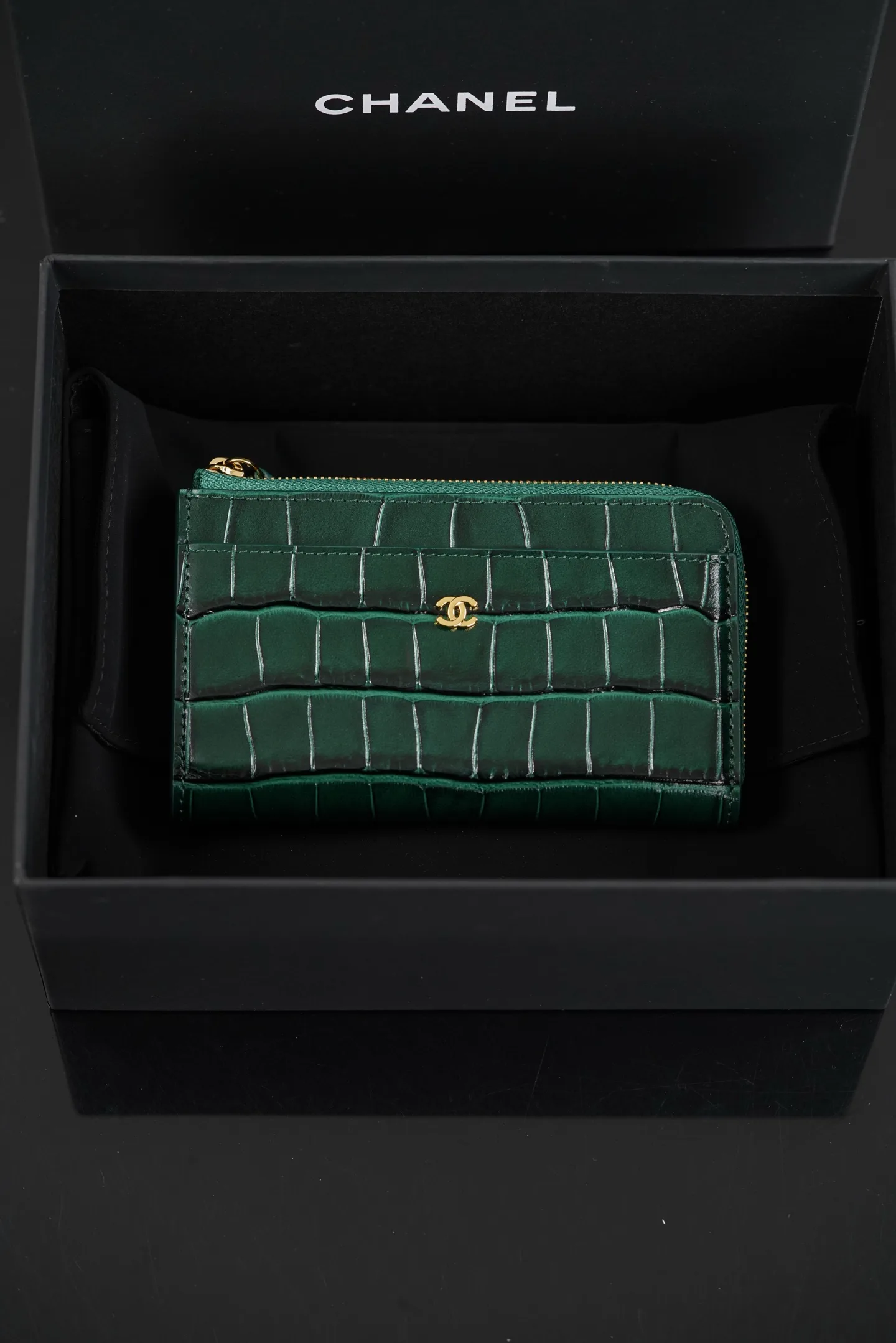 ƆC 26S L형 지퍼 카드 지갑 8X13cm